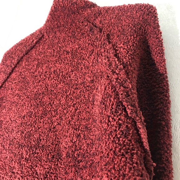 Natural Reflections Womens Zip up Jacket Red Soft Outdoors size M sweater - Picture 4 of 5